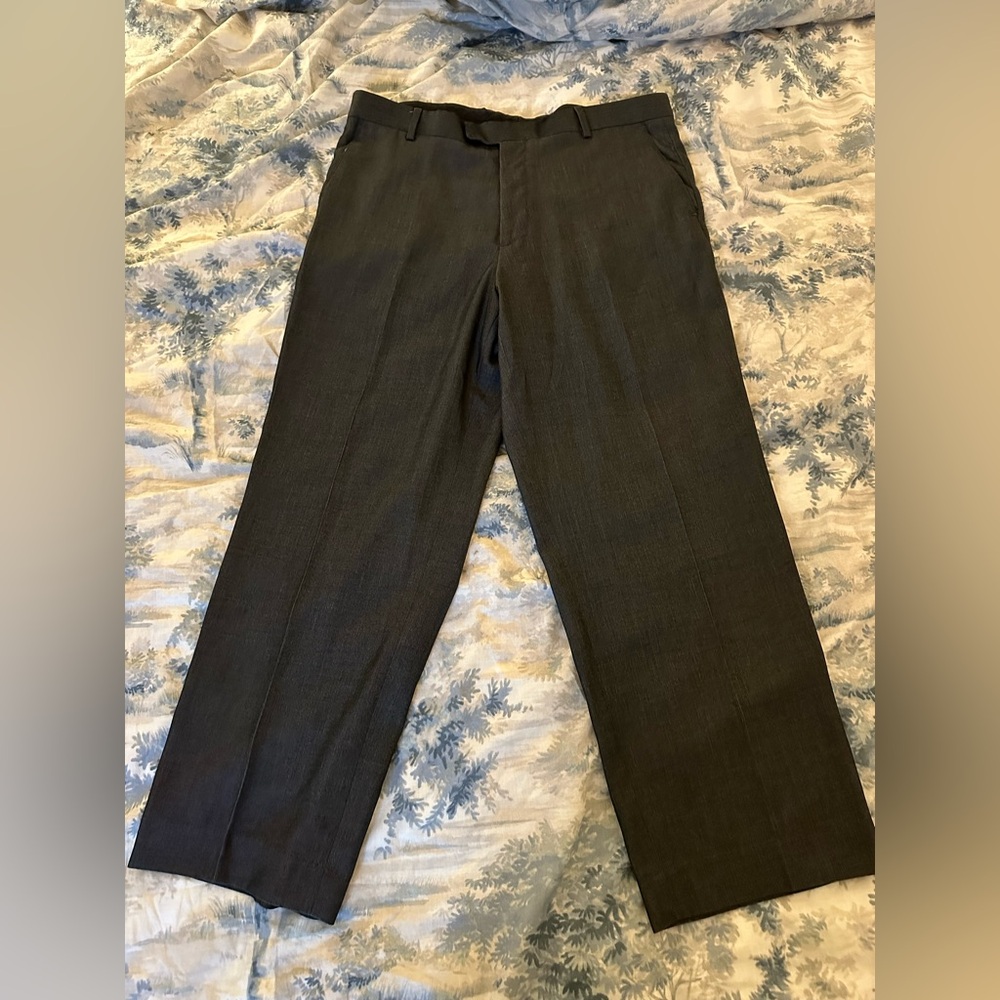 Gainfranco Ruffini Italy Dark Charcol Trousers 36x32